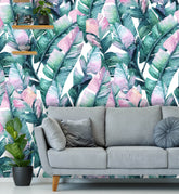 Exotic Banana Leaves Wallpaper